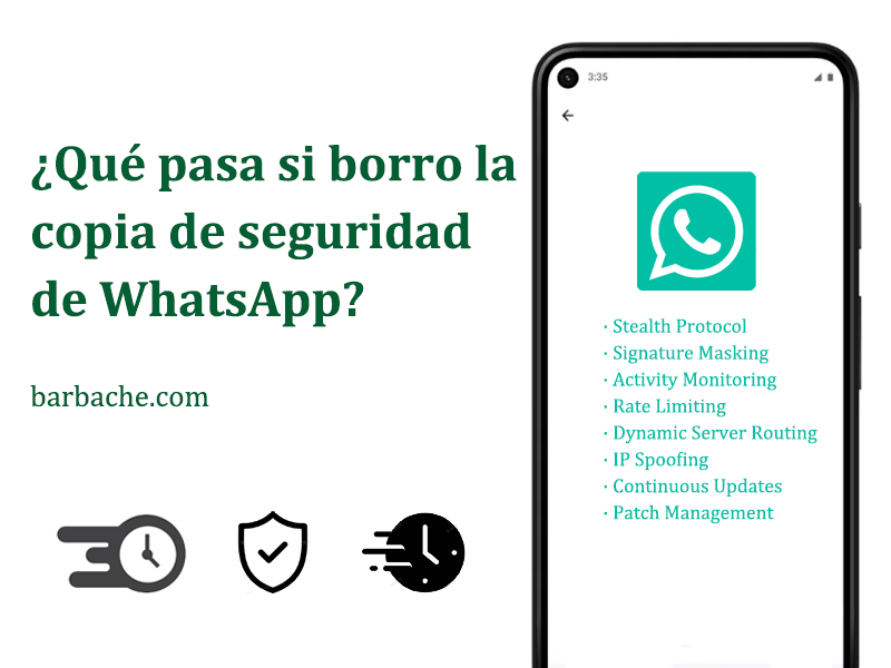 ¿Qué pasa si borro la copia de seguridad de WhatsApp?