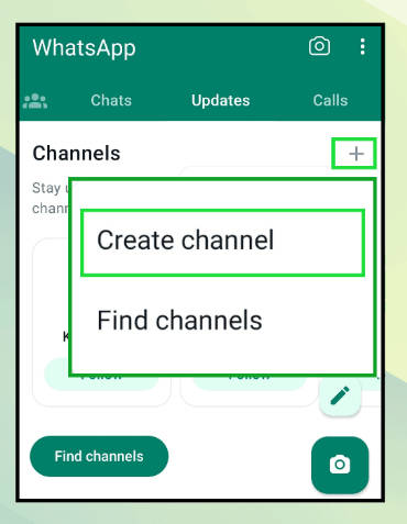 gb WhatsApp create channel