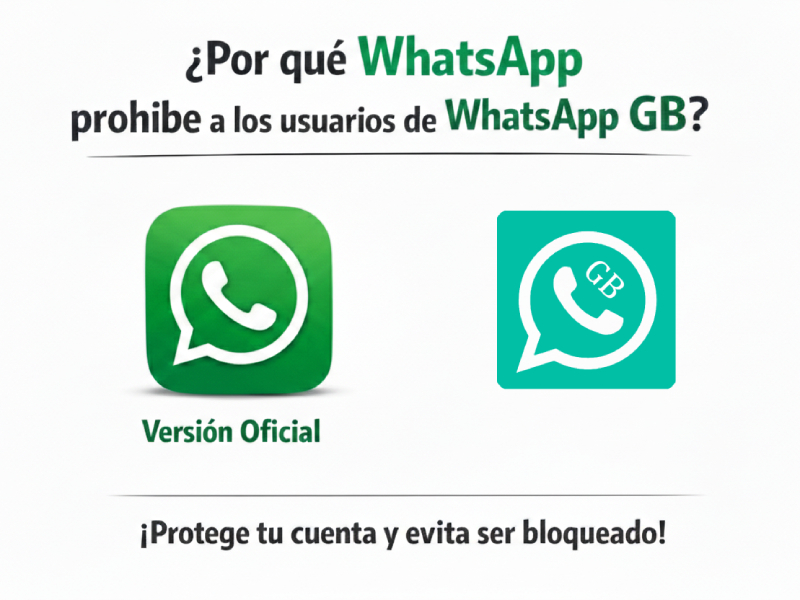 ¿Por qué WhatsApp prohíbe a los usuarios de WhatsApp GB?