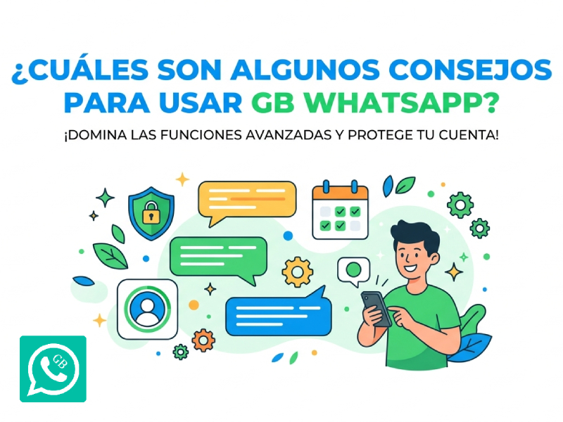 ¿Cuáles son algunos consejos para usar GB WhatsApp?