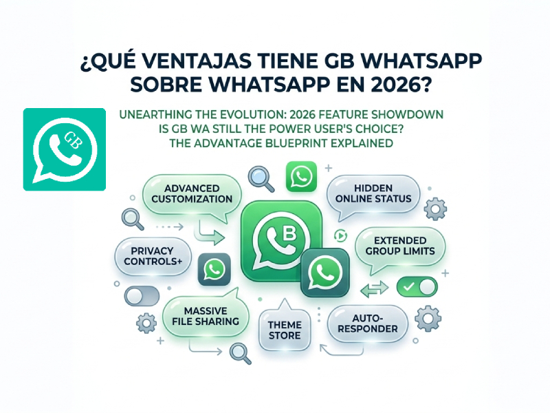 ¿Qué ventajas tiene GB WhatsApp sobre WhatsApp en 2026?