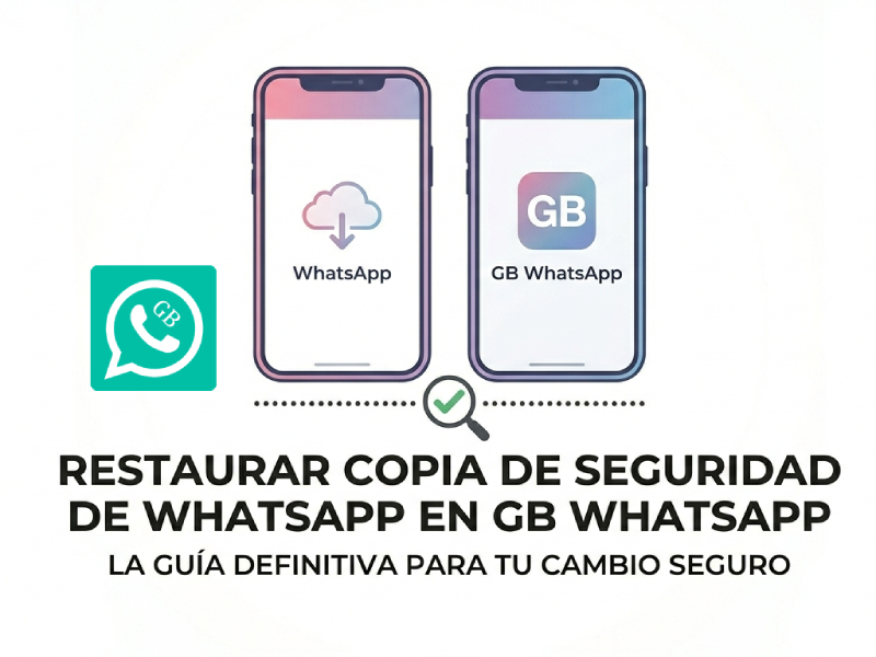 Restaurar copia de seguridad original de WhatsApp en GB WhatsApp