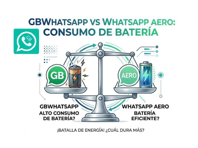 GBWhatsApp APK vs WhatsApp Aero: ¿cuál consume menos batería?