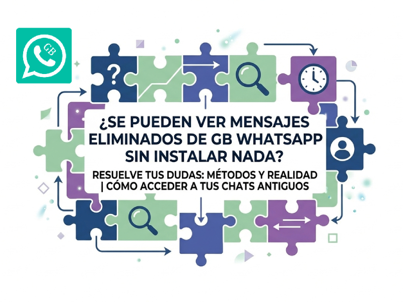 ¿Se Pueden Ver Mensajes Eliminados de GB WhatsApp Sin Instalar Nada?