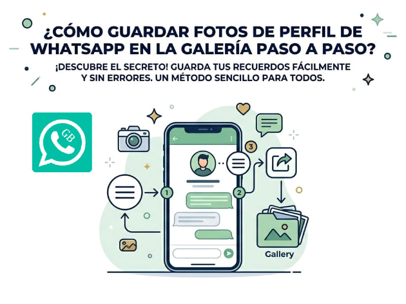 ¿Cómo guardar fotos de perfil de WhatsApp en la galería paso a paso?